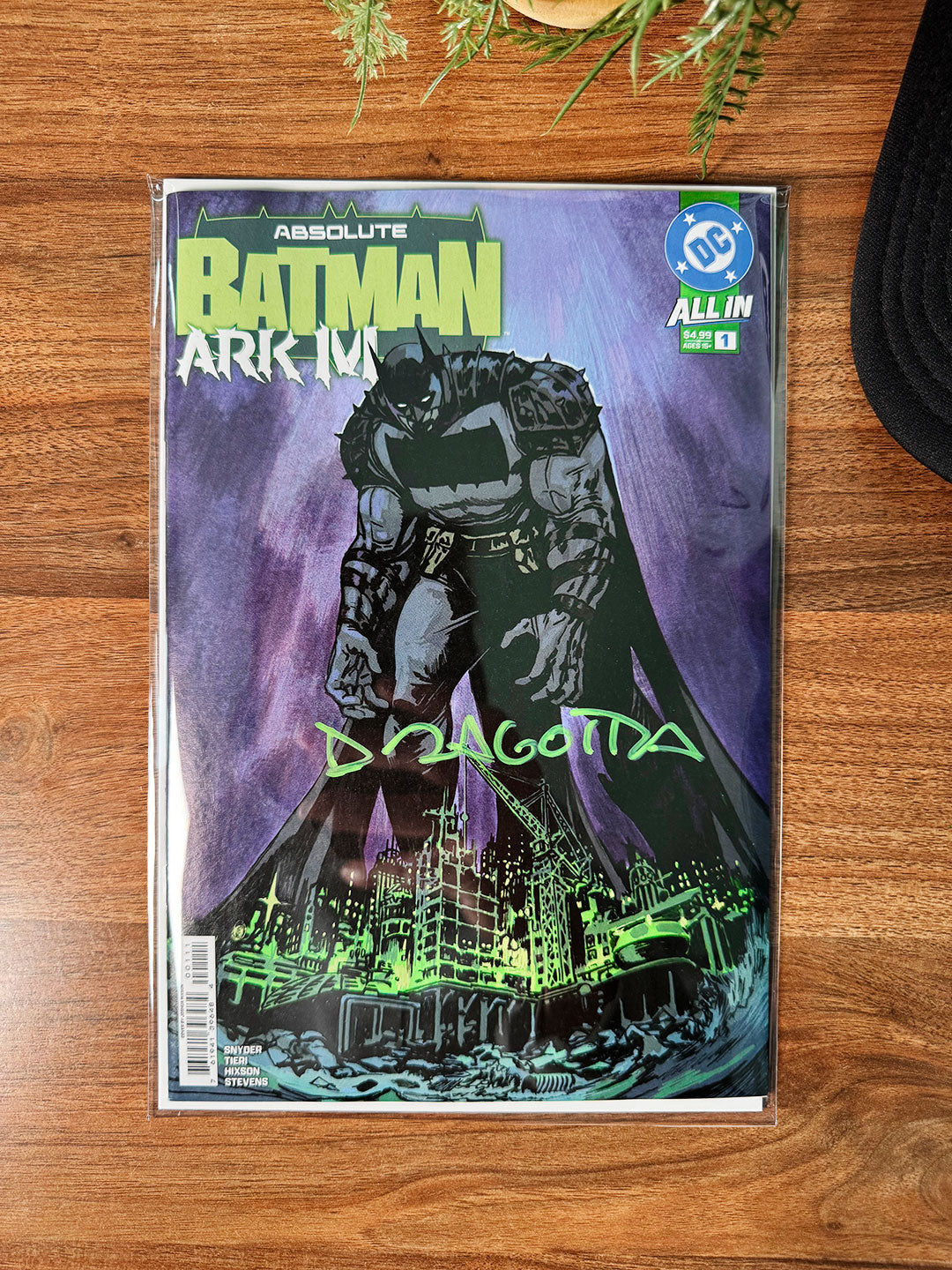 ABSOLUTE BATMAN ARK-M SPECIAL #1 CVR A SIGNED NICK DRAGOTTA