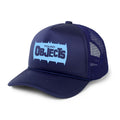 ABSOLUTE FOUND OBJECTS SNAPBACK TRUCKER CAP NAVY / CAROLINA BLUE