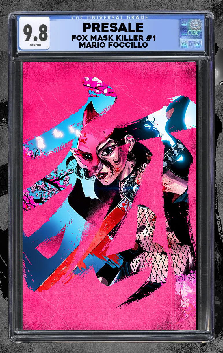 EXQUISITE CORPSES: FOX MASK KILLER #1 MARIO FOCCILLO PINK FOIL EXCLUSIVE LMTD 487 - PREORDER (9/16)