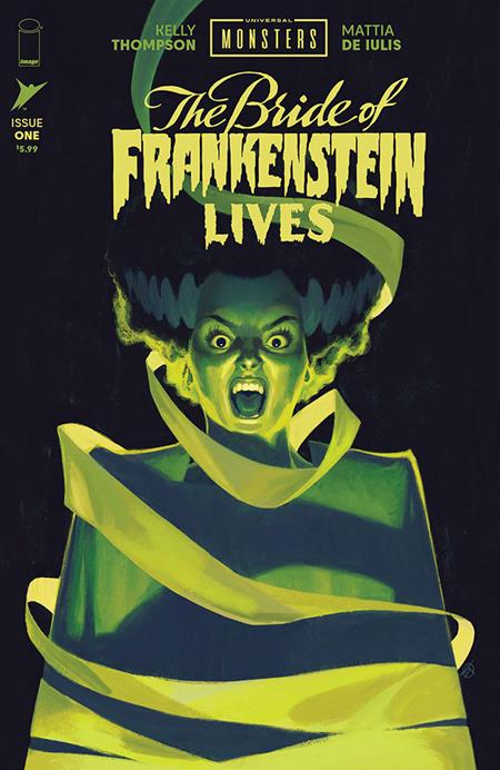 THE BRIDE OF FRANKENSTEIN LIVES #1 CVR H 1:100 RATIO DAVID TALASKI FOIL