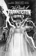 THE BRIDE OF FRANKENSTEIN LIVES #1 CVR E 1:25 RATIO JOSHUA MIDDLETON B&W